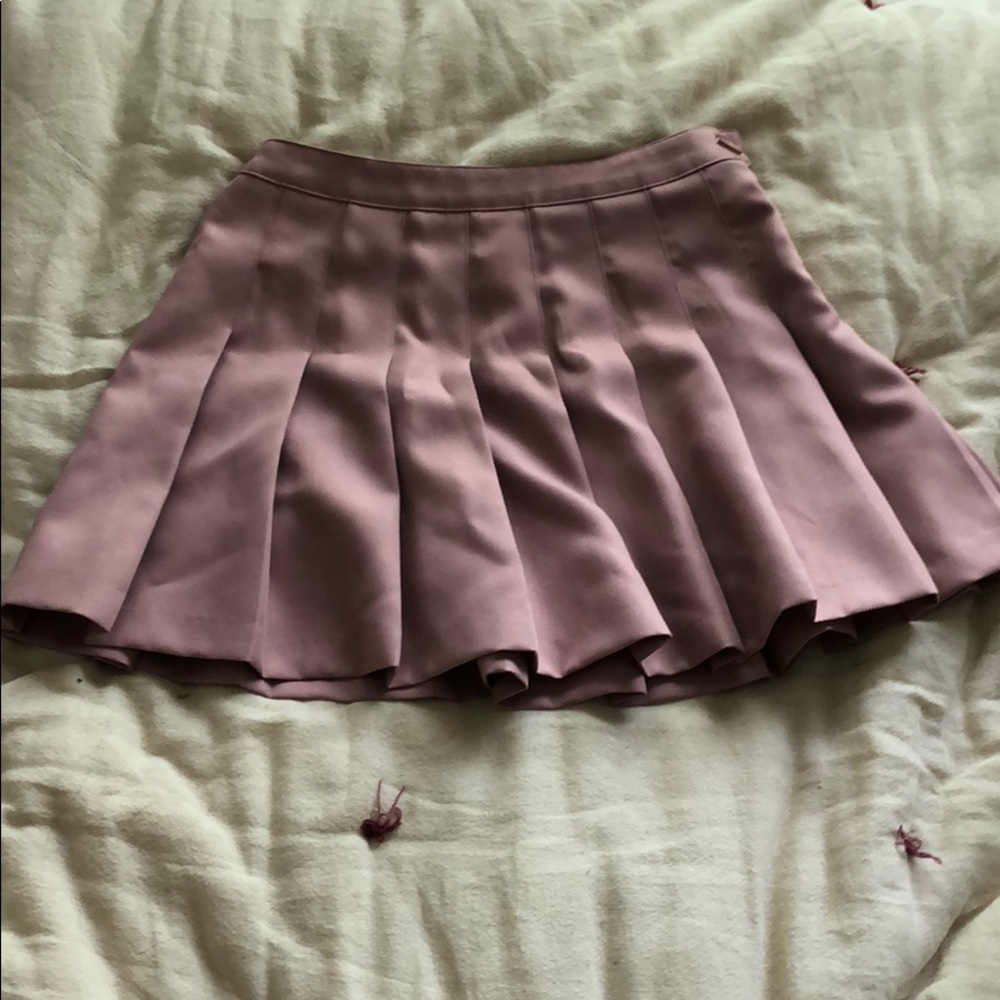 Blush Pleaded Skirt
